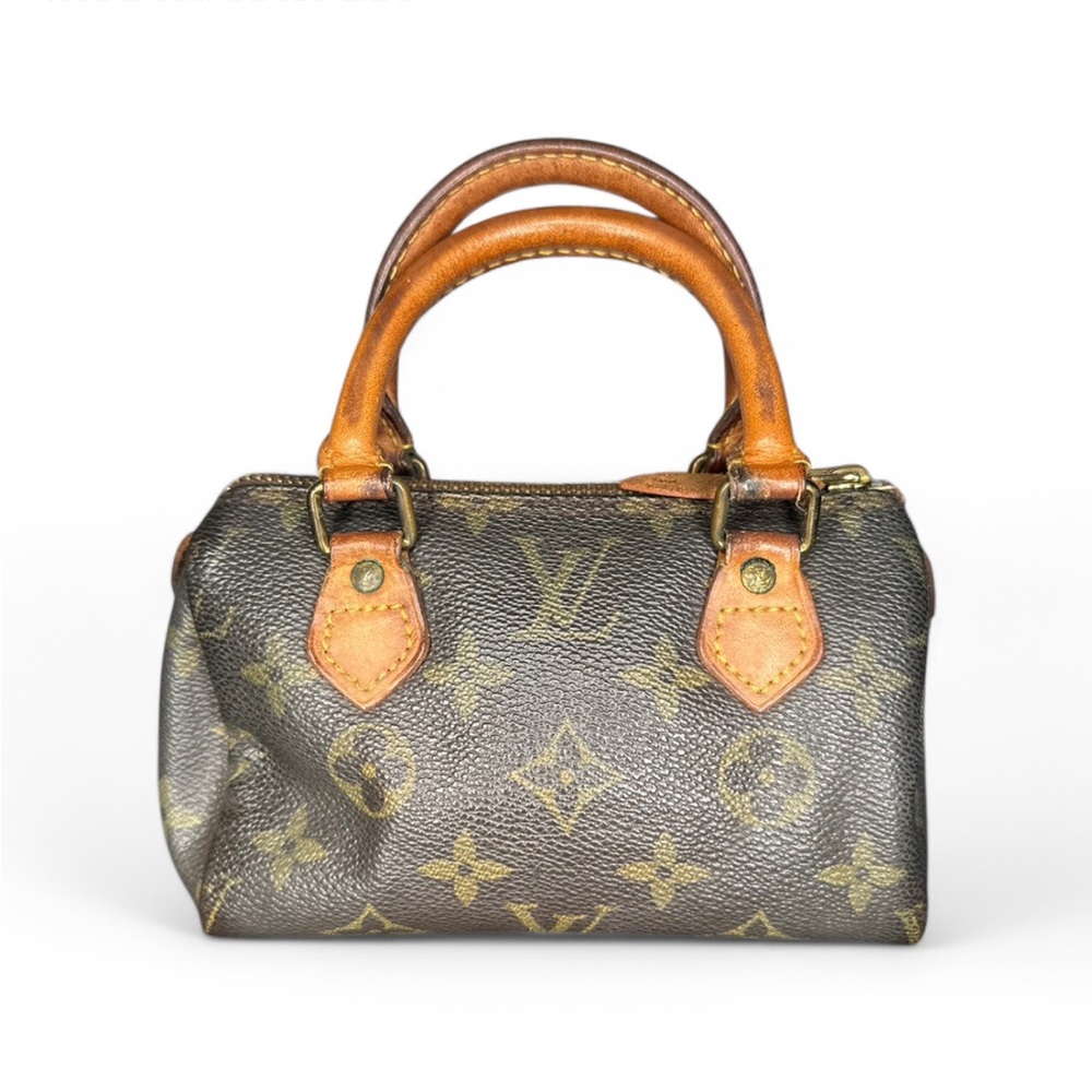 Louis Vuitton mini nano speedy Brown Monogram Handbag